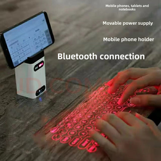 Bluetooth Laser Projection Keyboard + Mouse (Set) + Phone Stand + Power Bank Creative Gift