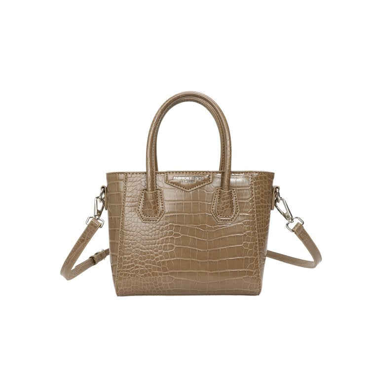 Single Shoulder Crossbody Handbag Zipper Women's Bag PU