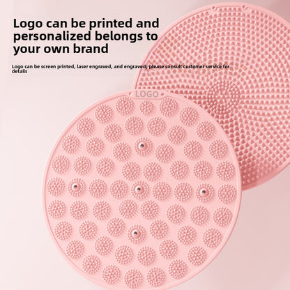 Silicone Acupressure Mat Double-Sided Foot Massage Pad with Magnetic Therapy for Home Use, Thickened Ultra Slow Running Meridian Running Mat Foot Massage Mat