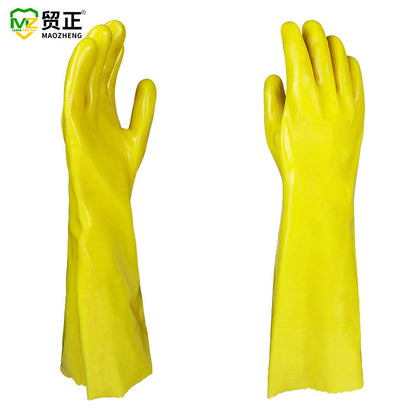 FOR WHOLE SALE ONLY PRICE ON REQUEST                                   045 Coated Gloves Dishwashing Kitchen PVC Gloves Waterproof Oilproof Acid Alkali Resistant Industrial Labor Protection Gloves Wholesale