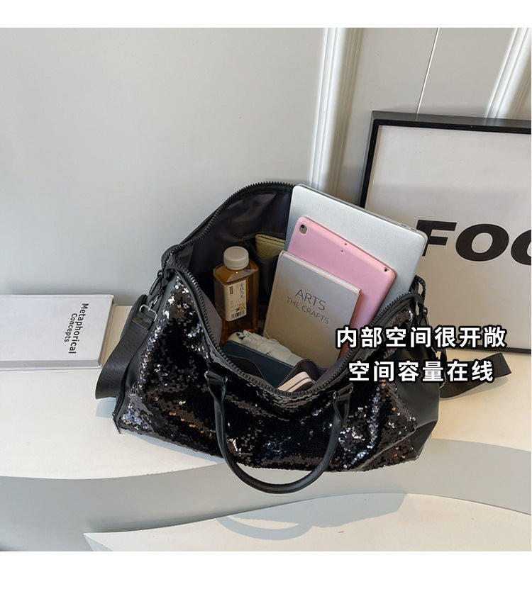 Sequin fashion Large Capacity Travel Bag