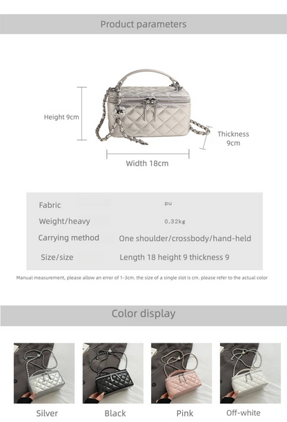 Versatile Simple Elegant Square Bag Shoulder Crossbody Bag