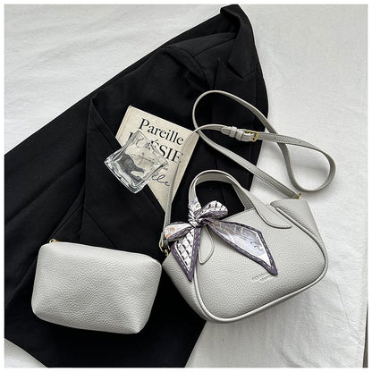 Women's Bag Vegetable Basket Bag PU Zipper Crossbody Handbag One Size