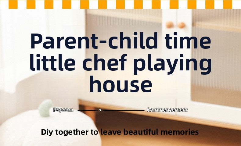 Toys Children's Mini Popcorn Machine Electric Fully Automatic Multi-Functional Small Home Appliance Pretend Play Popcorn Maker for Home Use