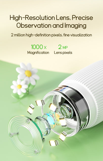 Children's Portable Optical Microscope Magnifier Toy Handheld Mini Student Experiment Science Handheld Microscope