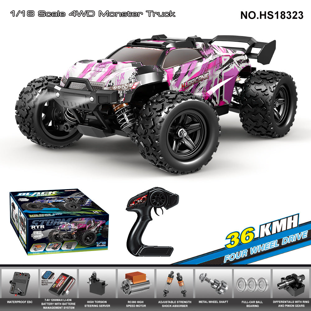 1/18Brushless High-Speed Four-Wheel Drive2.4G Full Scale Professional RC Remote Control Off-Road Big Wheel Bike1/14Brush