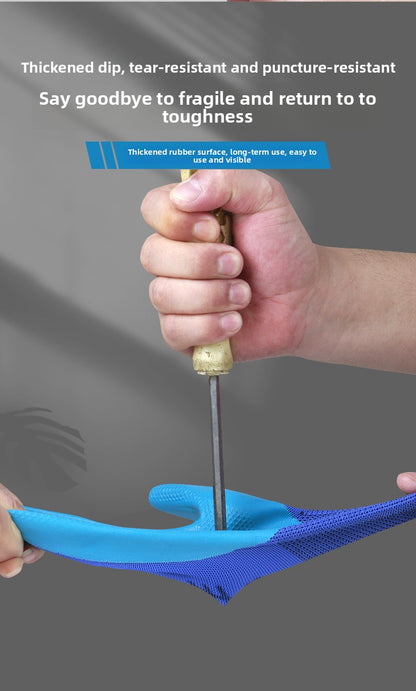 FOR WHOLE SALE ONLY PRICE ON REQUEST                   Abrasion-Resistant King Labor Protection Gloves Physical Embossed Anti-Slip Construction Steel Worker Logistics Moving Auto Repair Transport Latex Coated Gloves