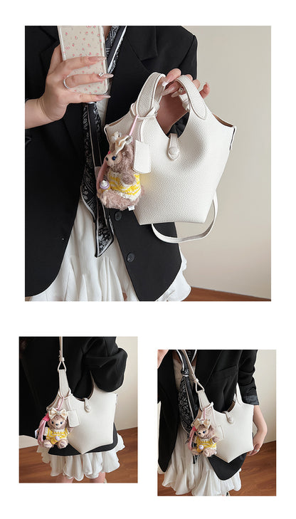 Niche Design Sense Simple Commuting Versatile Bucket Bag