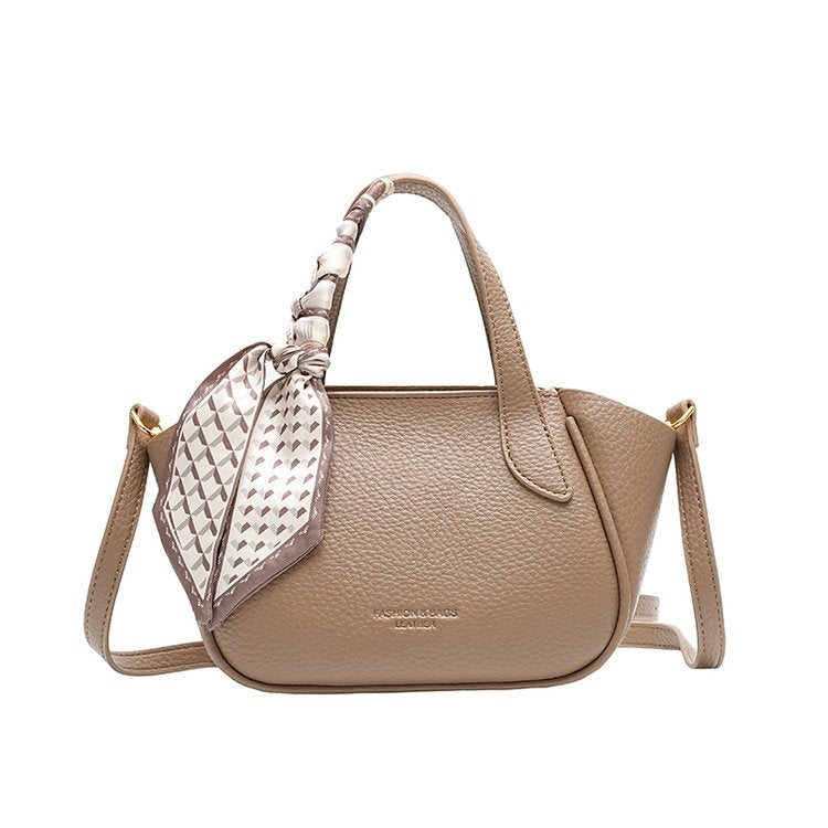 Women's Bag Vegetable Basket Bag PU Zipper Crossbody Handbag One Size