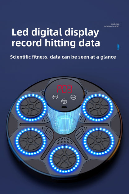 Home Music Boxing Machine Children's Reaction Trainer Adult Bluetooth Boxing Wall Target Smart Hanging Adjustable