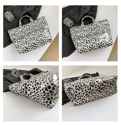 Leopard Print Handheld Large Bag Tote Bag