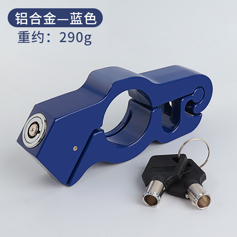 motorcycle and electric vehicle handlebar locks Aluminum Alloy Throttle Lock Head Handle Brake Lock Factory