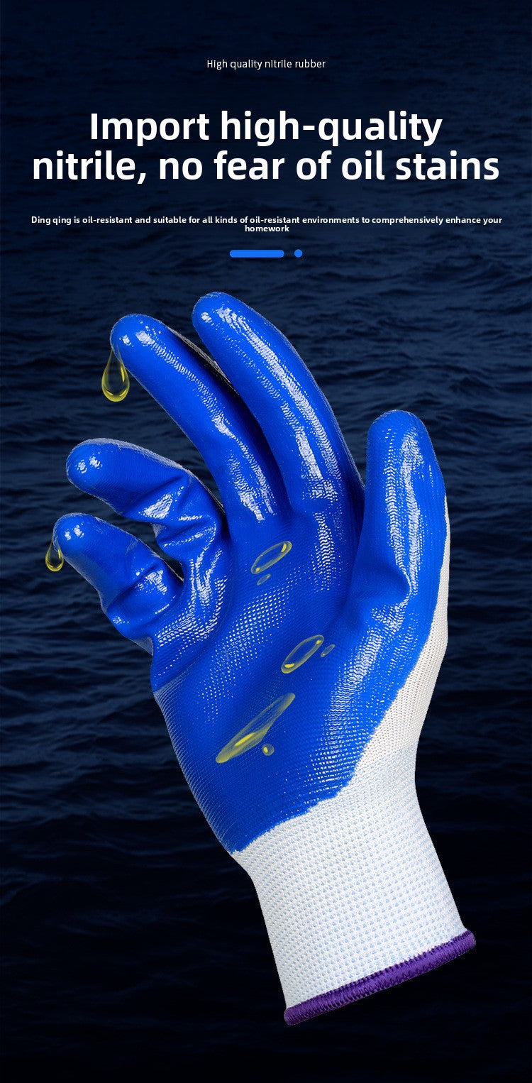 FOR WHOLE SALE ONLY PRICE ON REQUEST                     Nitrile Rubber Coated Labor Protection Gloves for Construction Site Work, Thickened, Wear-resistant, Odorless, Breathable Nylon Latex Work Gloves