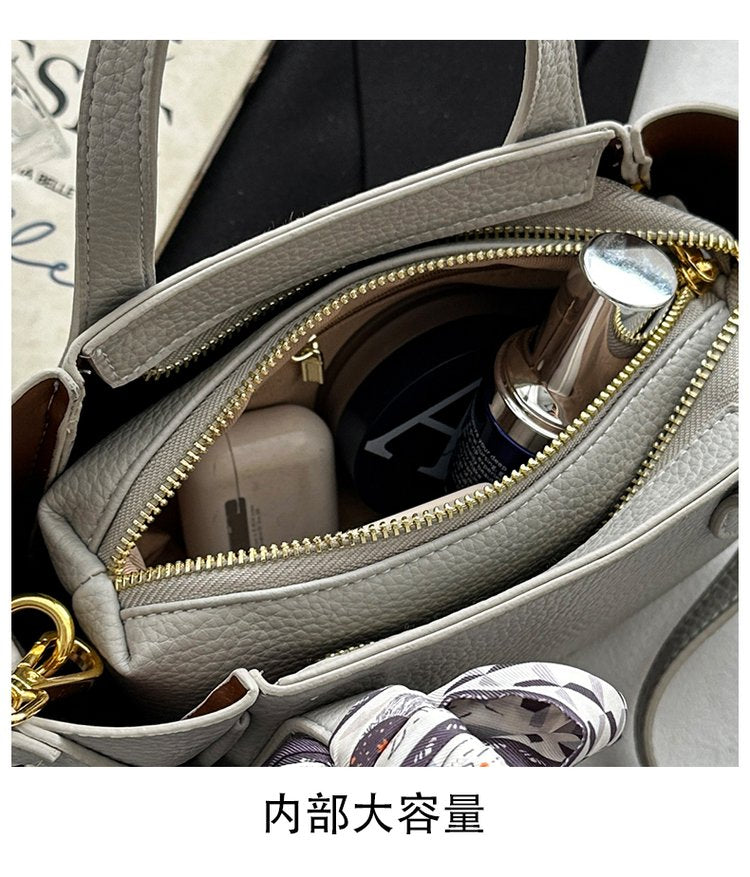 Women's Bag Vegetable Basket Bag PU Zipper Crossbody Handbag One Size