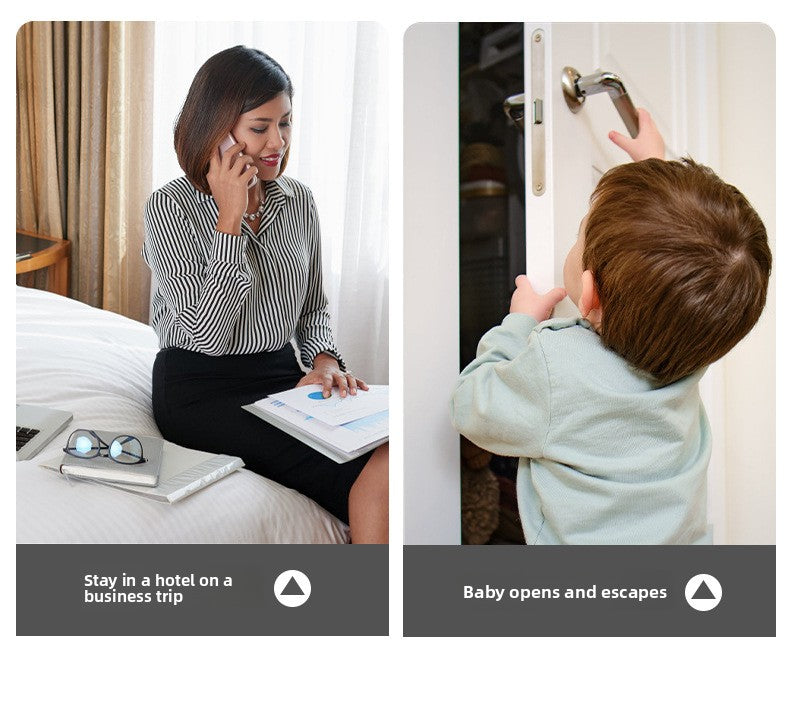 Adjustable Door Stopper Hotel Security Anti-Theft Home Door Blocker Door Stopper Door Blocker for Women Portable Alarm Device