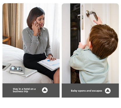 Adjustable Door Stopper Hotel Security Anti-Theft Home Door Blocker Door Stopper Door Blocker for Women Portable Alarm Device