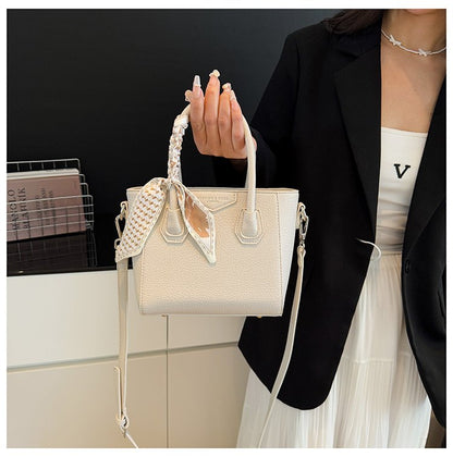 Single Shoulder Crossbody Handbag PU Zipper One Size Women's Bag