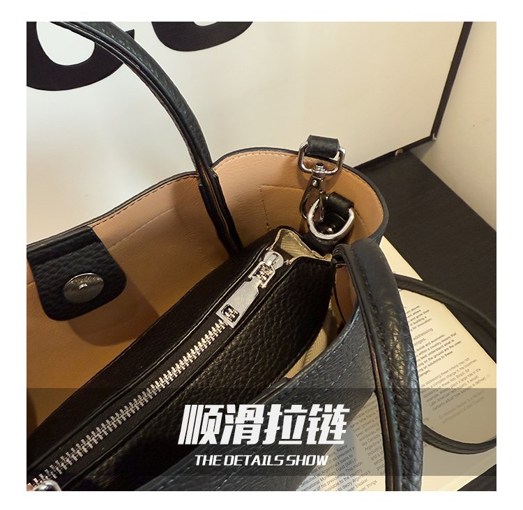 Tote Bag Zipper Shoulder Bag Women's Bag PU