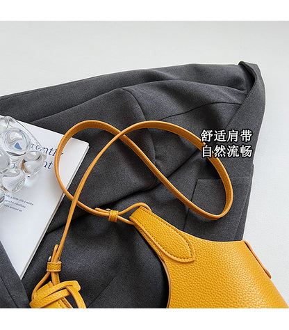 Niche Design Sense Simple Commuting Versatile Bucket Bag