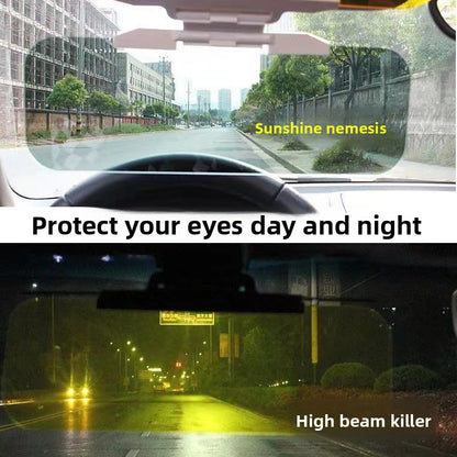 Car Day and Night Anti-Glare Mirror Car Sun Visor Night Vision Goggles Anti-Glare Anti-Strong Light Driver