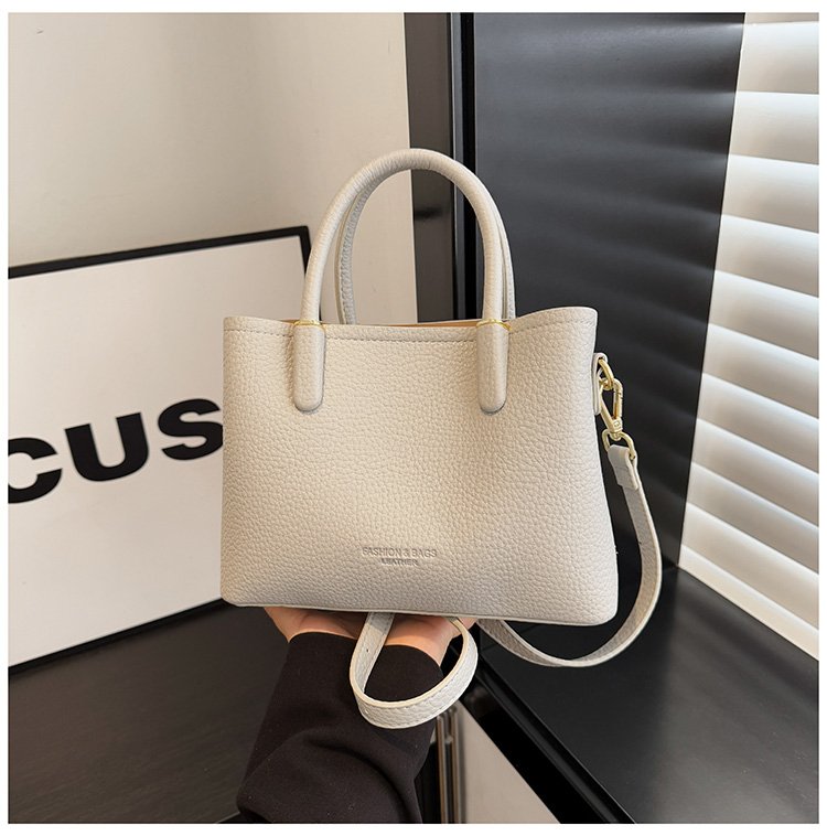 Single Shoulder Bag with Stitching, Single Shoulder Crossbody Handbag for Women, Zipper PU