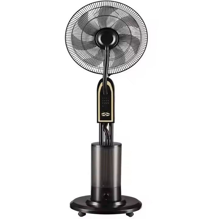 iSolfan Mist Emitting Fan Factory Direct Sale Black Mist Fan Floor Fan