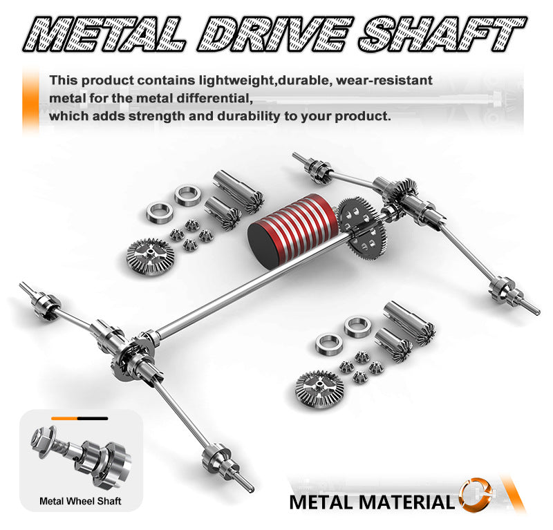 1/18Brushless High-Speed Four-Wheel Drive2.4G Full Scale Professional RC Remote Control Off-Road Big Wheel Bike1/14Brush