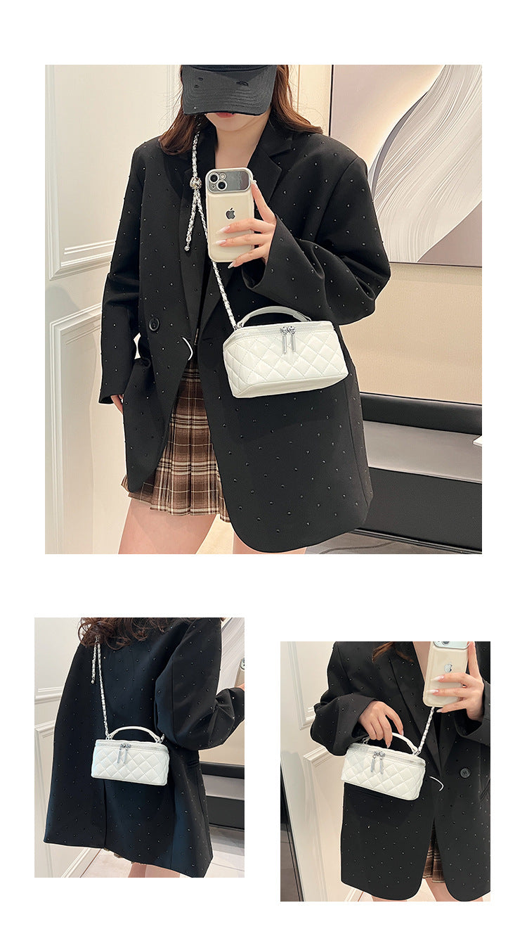 Versatile Simple Elegant Square Bag Shoulder Crossbody Bag