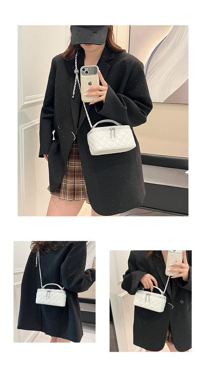 Versatile Simple Elegant Square Bag Shoulder Crossbody Bag