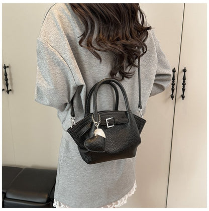 Zipper Tote Bag Women's Bag PU2025 Spring One Size Crossbody Handbag