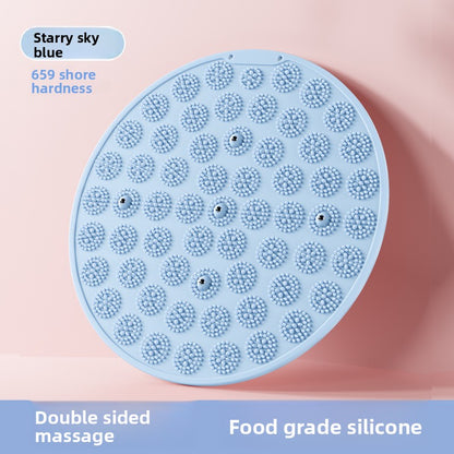 Silicone Acupressure Mat Double-Sided Foot Massage Pad with Magnetic Therapy for Home Use, Thickened Ultra Slow Running Meridian Running Mat Foot Massage Mat