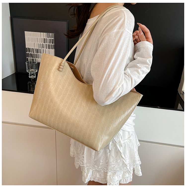 Shoulder Bag One Size Women's Bag Zipper PU 2025 Autumn Tote Bag