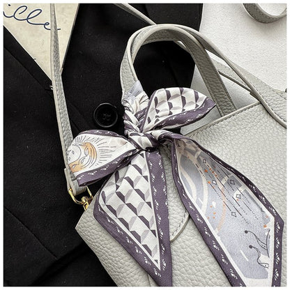 Women's Bag Vegetable Basket Bag PU Zipper Crossbody Handbag One Size