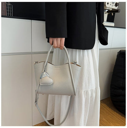 Tote Bag Zipper Shoulder Bag Women's Bag PU