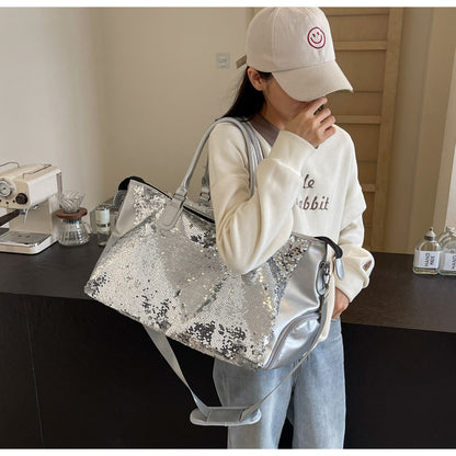 Sequin fashion Large Capacity Travel Bag