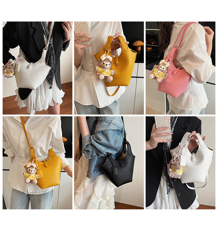 Niche Design Sense Simple Commuting Versatile Bucket Bag