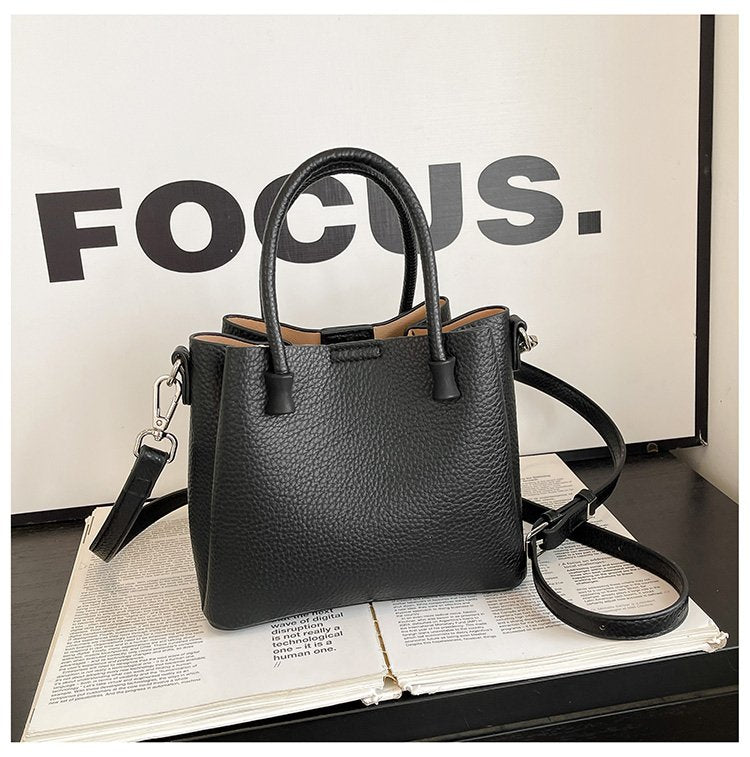 Women's Bag Zipper PU One Size 2025 Summer Basket Bag Shoulder Bag