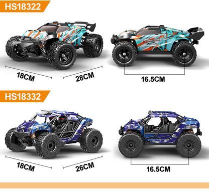 Cross-Border1/18Brushed High-Speed Four-Wheel Drive2.4G Full Scale Professional RC Remote Control Competitive Climbing Off-Road Big Wheel