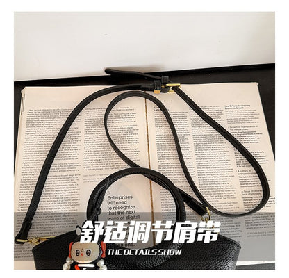 Bucket Bag One Size 2025 Spring Shoulder Bag Zipper PU Women's Bag