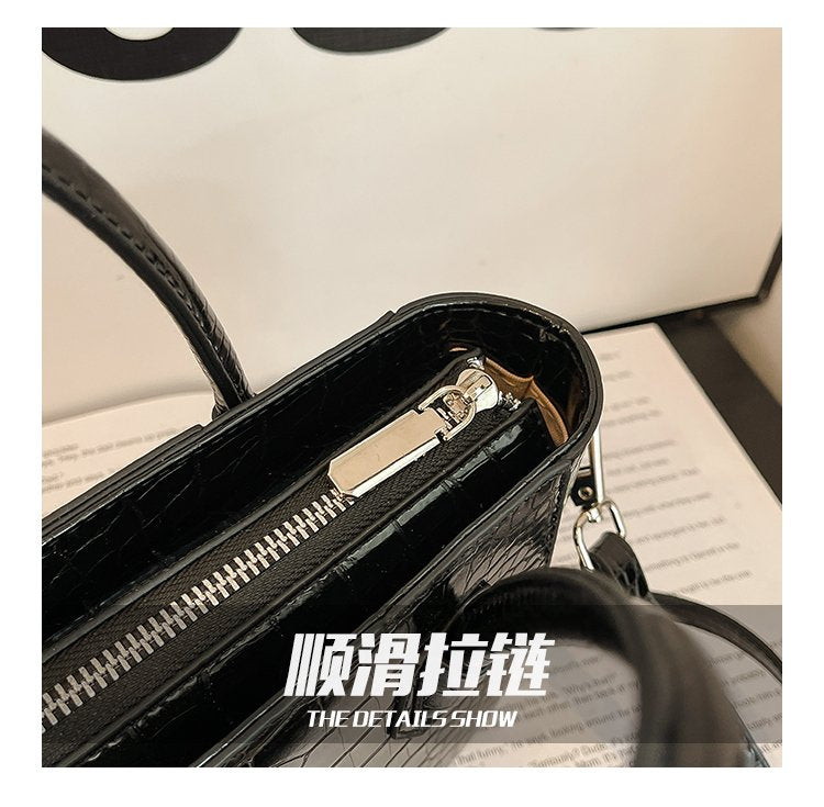 Single Shoulder Crossbody Handbag Zipper Women's Bag PU