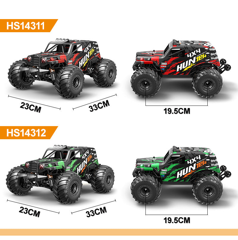 1/18Brushless High-Speed Four-Wheel Drive2.4G Full Scale Professional RC Remote Control Off-Road Big Wheel Bike1/14Brush