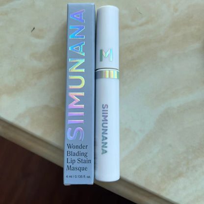 Wonderskin WONDER BLADING Lip Stain Masque – Long-Lasting, Waterproof, Transfer-Proof Colour Gloss Lipgloss with Hydrating Vegan Formula for Soft, No-Fade Lips