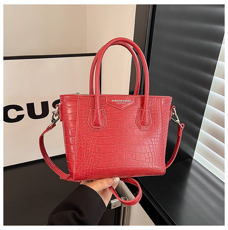 Single Shoulder Crossbody Handbag Zipper Women's Bag PU