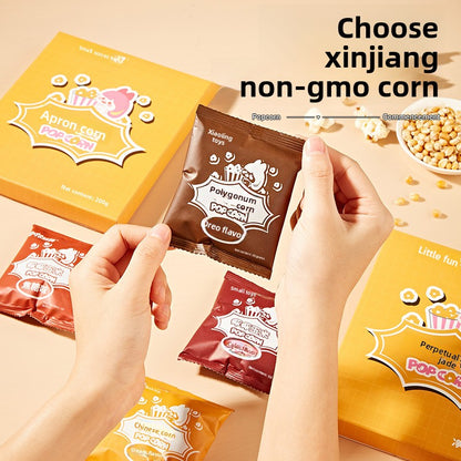 Toys Children's Mini Popcorn Machine Electric Fully Automatic Multi-Functional Small Home Appliance Pretend Play Popcorn Maker for Home Use