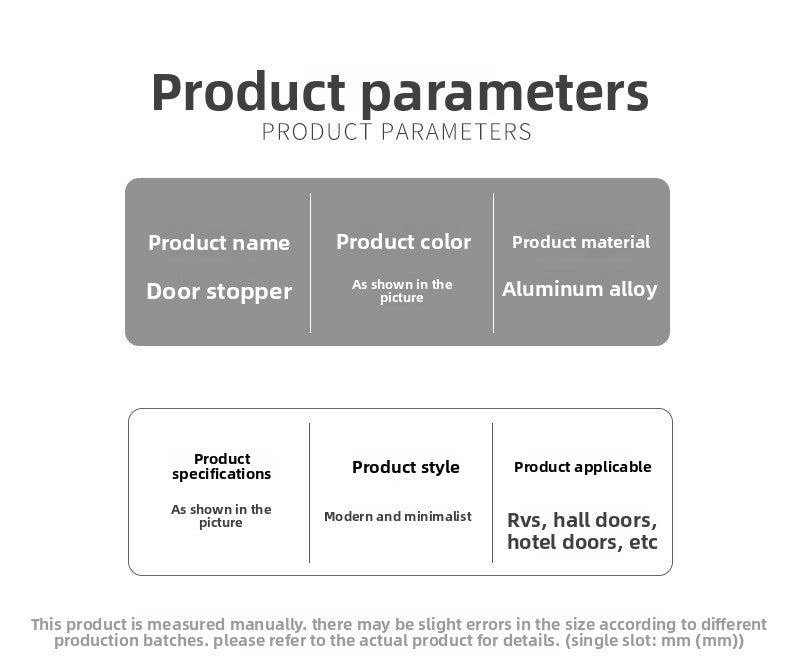 Adjustable Door Stopper Hotel Security Anti-Theft Home Door Blocker Door Stopper Door Blocker for Women Portable Alarm Device