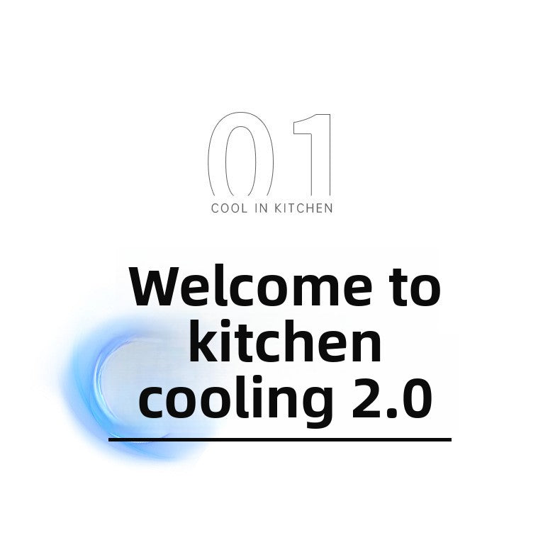 Aiden Kitchen Air Conditioner2025New Model Cooling Wall-Mounted Fan High Wind Power Rechargeable Fan for Home Use with Remote Control