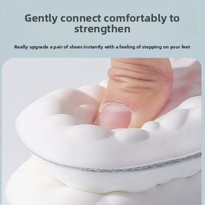 PU Height Increase Insoles for Men and Women, Invisible Inner Height Increase Pads, Non-Deforming, Non-Collapsing, Ultra-Soft Shock-Absorbing Height Increase Pads, Sports Thickened