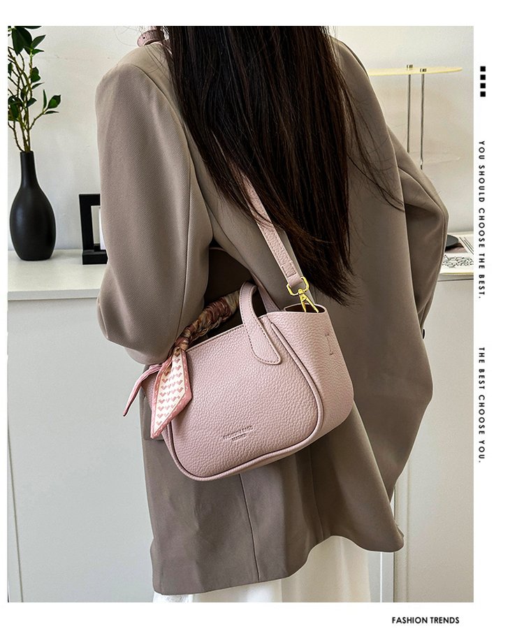 Women's Bag Vegetable Basket Bag PU Zipper Crossbody Handbag One Size