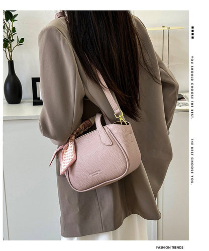 Women's Bag Vegetable Basket Bag PU Zipper Crossbody Handbag One Size