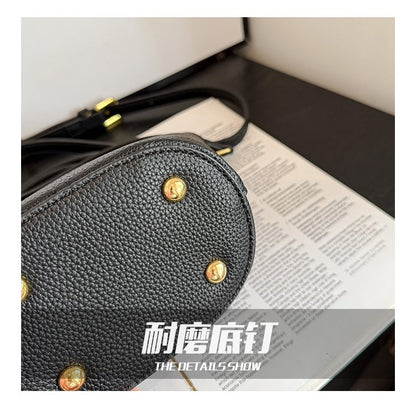 Bucket Bag One Size 2025 Spring Shoulder Bag Zipper PU Women's Bag